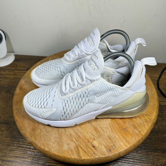 Nike Air Max 270 White Men\'s Size 7 Gum Light Brown Shoe Sneakers DC1702-100 main image 6